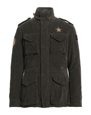 Shop Barbed Man Jacket Military Green Size M Cotton