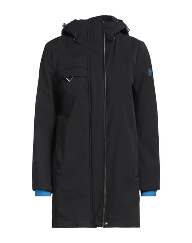 Bally Woman Coat Black Size 4 Nylon, Elastane, Lambskin In Black