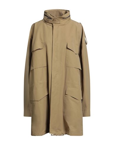 Maison Margiela Woman Coat Camel Size 2 Cotton, Polyamide In Brown