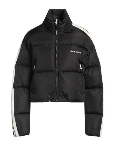 Shop Palm Angels Woman Puffer Black Size S Polyamide