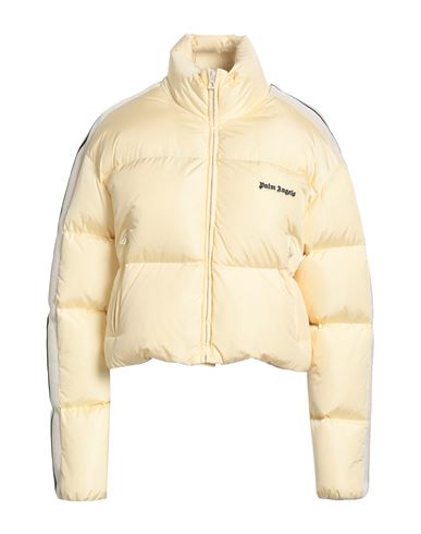 Palm Angels Woman Puffer Pastel Yellow Size M Polyamide