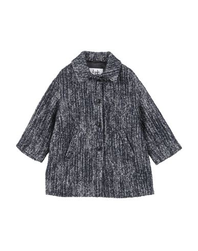 Il Gufo Toddler Girl Coat Midnight Blue Size 4 Cotton, Wool, Synthetic Fibers, Polyester, Alpaca Woo In Blue