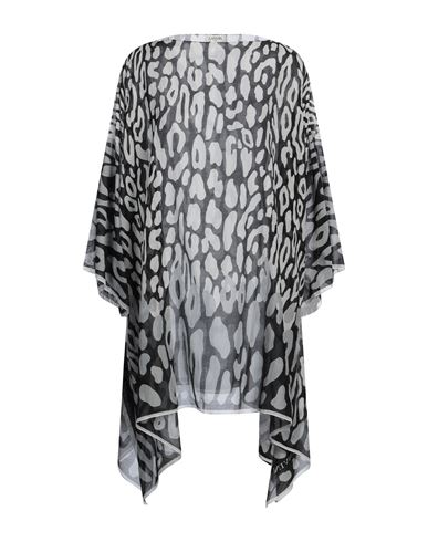 LANVIN LANVIN WOMAN CAPE BLACK SIZE ONESIZE COTTON, SILK 