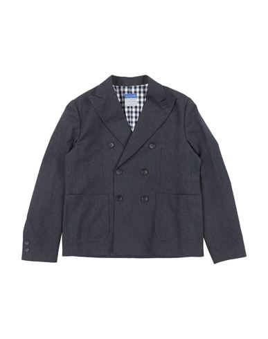 Jacob Cohёn Toddler Boy Blazer Slate Blue Size 4 Cotton In Blue