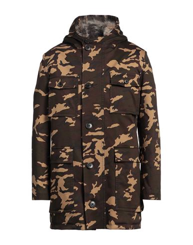 BRIAN DALES BRIAN DALES MAN JACKET DARK GREEN SIZE 40 COTTON, POLYURETHANE 