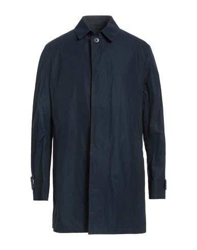 BRIAN DALES BRIAN DALES MAN OVERCOAT & TRENCH COAT MIDNIGHT BLUE SIZE 48 POLYESTER 