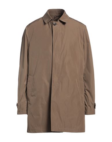 BRIAN DALES BRIAN DALES MAN OVERCOAT & TRENCH COAT LIGHT BROWN SIZE 44 POLYESTER 