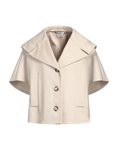 MAX MARA MAX MARA WOMAN CAPE BEIGE SIZE M/L COTTON 