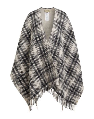 Shop Woolrich Woman Cape Beige Size Onesize Wool, Polyamide