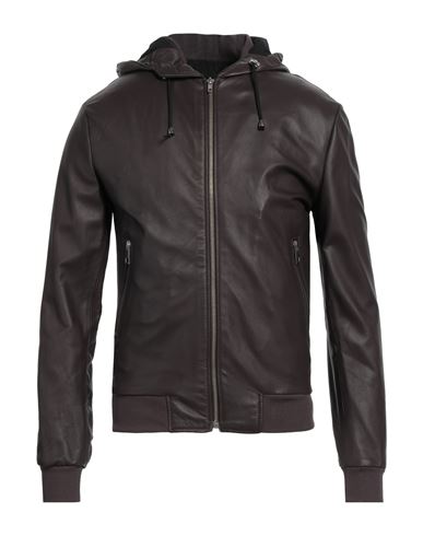 Shop Street Leathers Man Jacket Chocolate Brown Size 3xl Leather