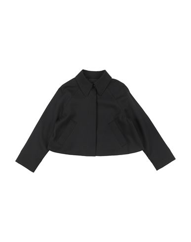 Mm6 Maison Margiela Toddler Girl Jacket Black Size 4 Polyester, Virgin Wool, Elastane In Black