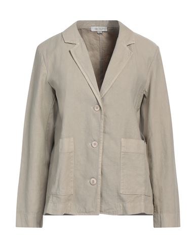 CROSSLEY CROSSLEY WOMAN BLAZER MILITARY GREEN SIZE M COTTON, LINEN 