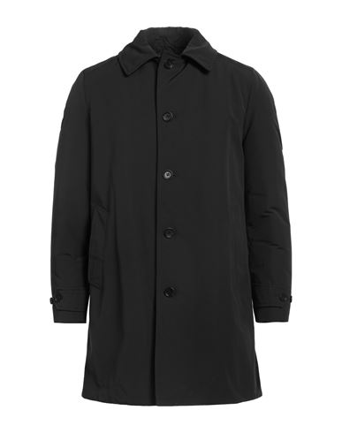 ASPESI ASPESI MAN OVERCOAT & TRENCH COAT CHARCOAL SIZE S COTTON, POLYESTER 