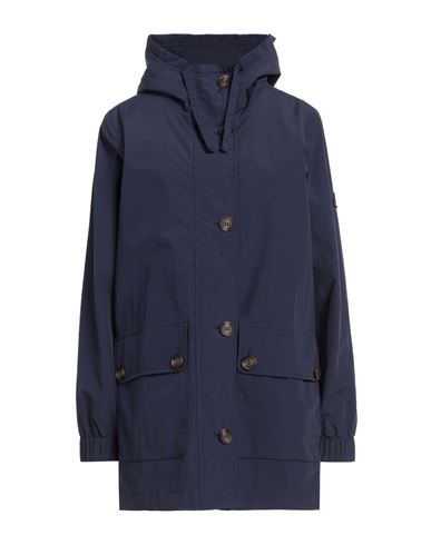 Barbour Woman Overcoat & Trench Coat Navy Size 10 Polyamide, Polyurethane