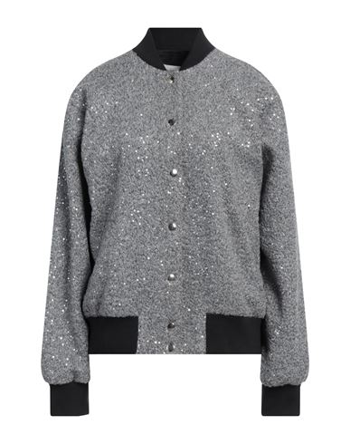 Gaelle Paris Gaëlle Paris Woman Jacket Grey Size 4 Polyester