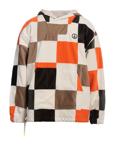 BARROW BARROW ROUND TWO SEAN WOTHERSPOON X BARROW MAN JACKET WHITE SIZE L COTTON, ELASTANE 