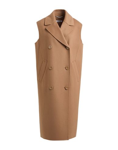 'S MAX MARA 'S MAX MARA WOMAN COAT CAMEL SIZE 14 VIRGIN WOOL 