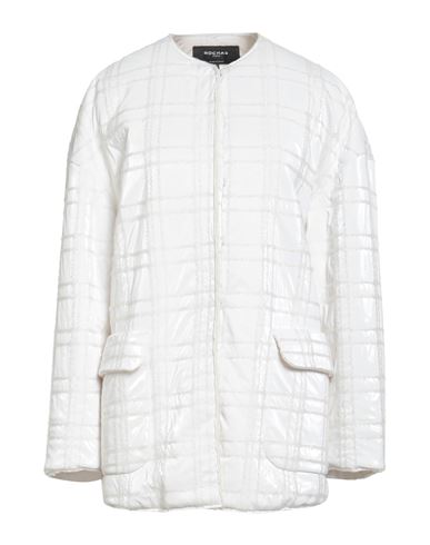 Rochas Woman Puffer White Size 4 Polyamide In White