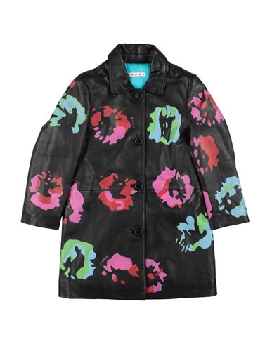 Marni Toddler Girl Coat Black Size 6 Sheepskin In Black