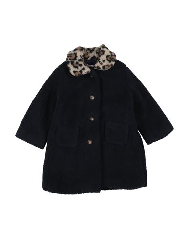 Piccola Ludo Toddler Girl Coat Midnight Blue Size 4 Polyamide, Polyester In Blue