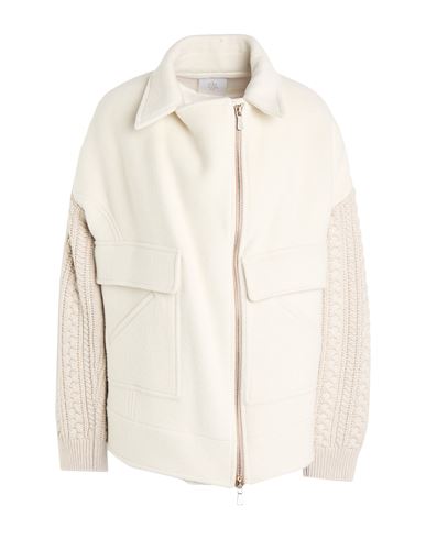 Eleventy Woman Coat Ivory Size 0 Wool, Cashmere In White