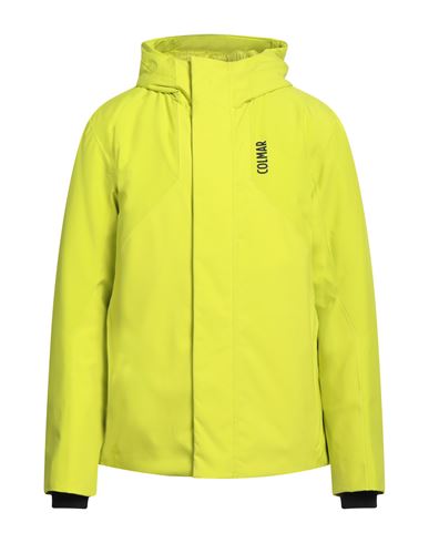 Colmar Man Jacket Lime Green Size 46 Polyester In Yellow