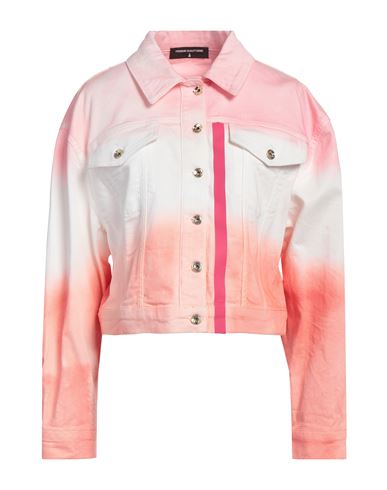 Patrizia Pepe Woman Denim Outerwear Pink Size 10 Cotton, Elastane In Pink
