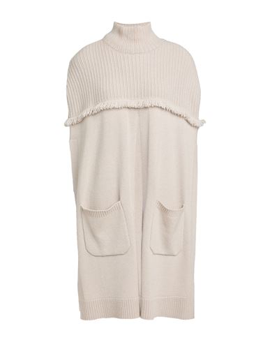 Agnona Woman Cape Beige Size Onesize Cashmere