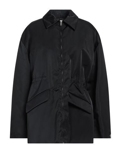 Bally Woman Jacket Black Size 8 Nylon In Black
