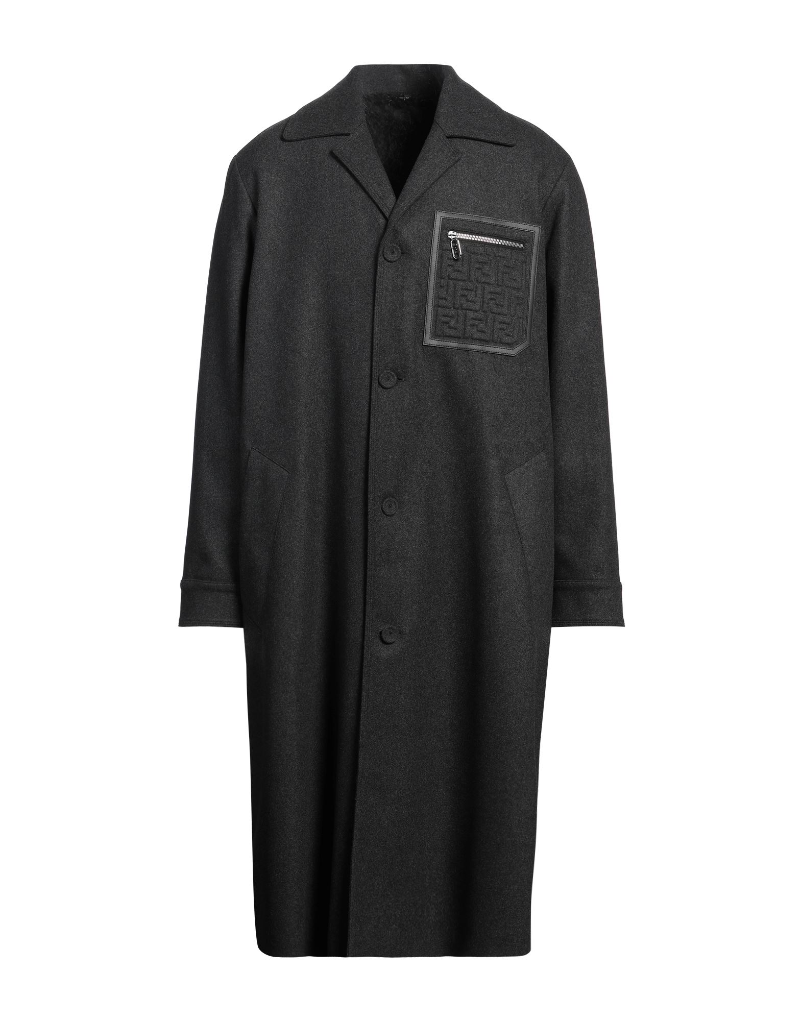 《セール開催中》FENDI メンズ コート チャコール 48 カシミヤ 98% / ポリウレタン 2%
