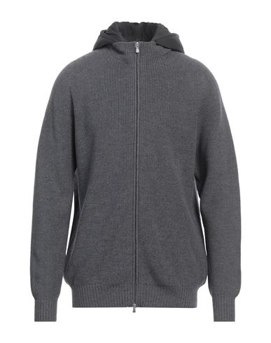 La Fileria Man Cardigan Grey Size 48 Virgin Wool, Polyester