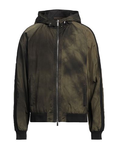 Moorer Man Jacket Military Green Size 38 Polyester, Polyamide In Green