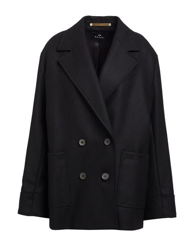 Ps By Paul Smith Ps Paul Smith Woman Coat Black Size 4 Wool, Polyamide, Cashmere In Black