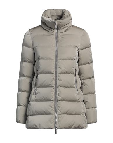 Moorer Woman Puffer Grey Size 2 Polyamide In Gray