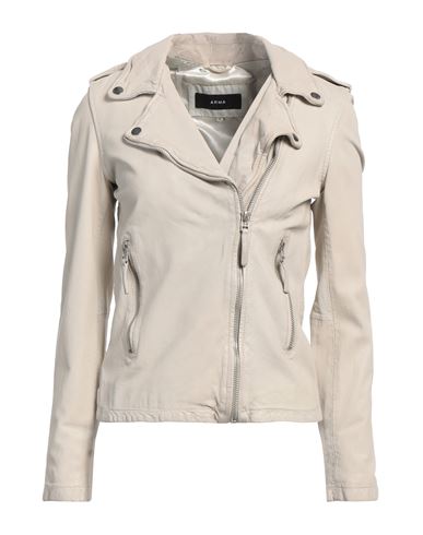 Arma Woman Jacket Cream Size L Sheepskin In White