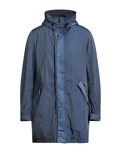 Moorer Man Overcoat & Trench Coat Slate Blue Size 38 Polyamide