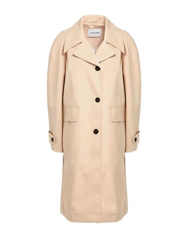 Low Classic Woman Overcoat & Trench Coat Beige Size M Polyester, Cotton