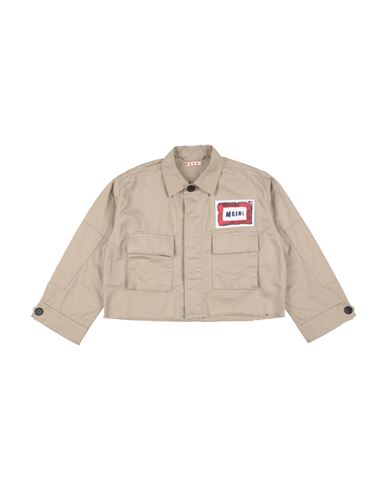 Marni Toddler Girl Cape Sand Size 6 Cotton In Beige