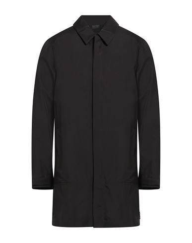Peuterey Man Overcoat & Trench Coat Black Size Xl Polyester In Black