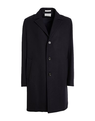 Royal Row Man Coat Midnight Blue Size 40 Virgin Wool, Polyamide