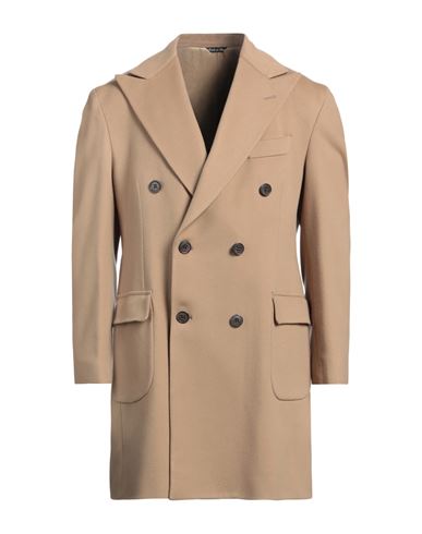 BRIAN DALES BRIAN DALES MAN COAT CAMEL SIZE 44 WOOL 