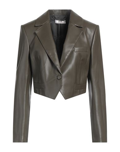 JIJIL JIJIL WOMAN JACKET KHAKI SIZE 8 POLYESTER 