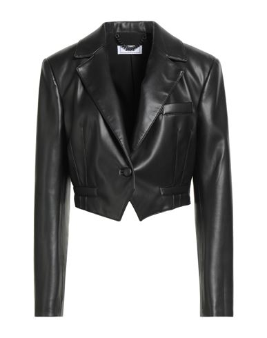 JIJIL JIJIL WOMAN JACKET BLACK SIZE 4 POLYESTER 