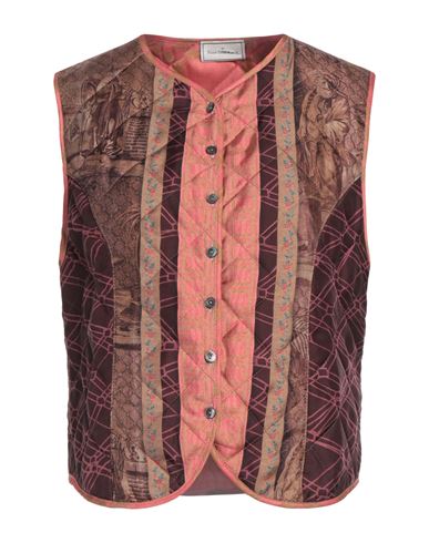 Pierre-louis Mascia Woman Tailored Vest Plum Size M Polyester, Silk