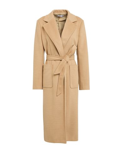 Please Woman Coat Camel Size M Polyester, Viscose