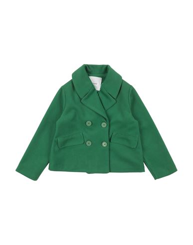 L:ú L:ú By Miss Grant Toddler Girl Coat Green Size 6 Polyester, Viscose In Green