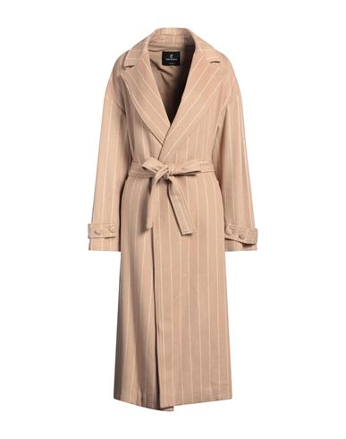 Cristinaeffe Woman Coat Camel Size 10 Polyester, Wool