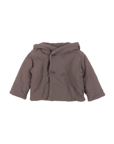 Teddy & Minou Newborn Boy Jacket Taupe Size 3 Cotton, Elastane