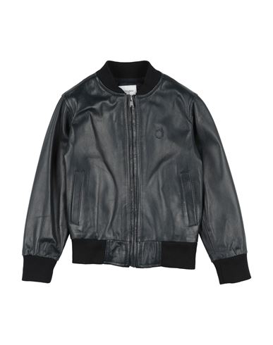 Trussardi Junior Toddler Boy Jacket Midnight Blue Size 6 Lambskin, Acrylic, Polyester, Elastane In Blue
