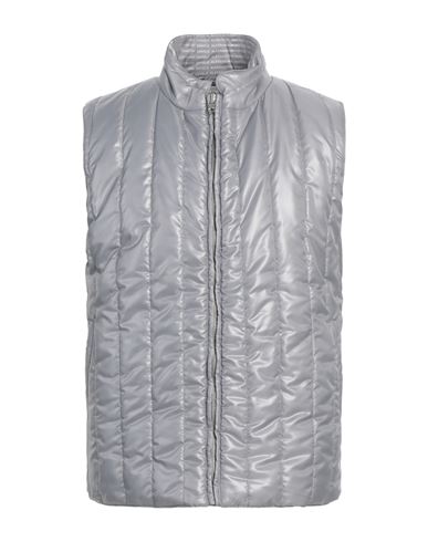 Grey Daniele Alessandrini Man Vest Grey Size 38 Polyester In Gray
